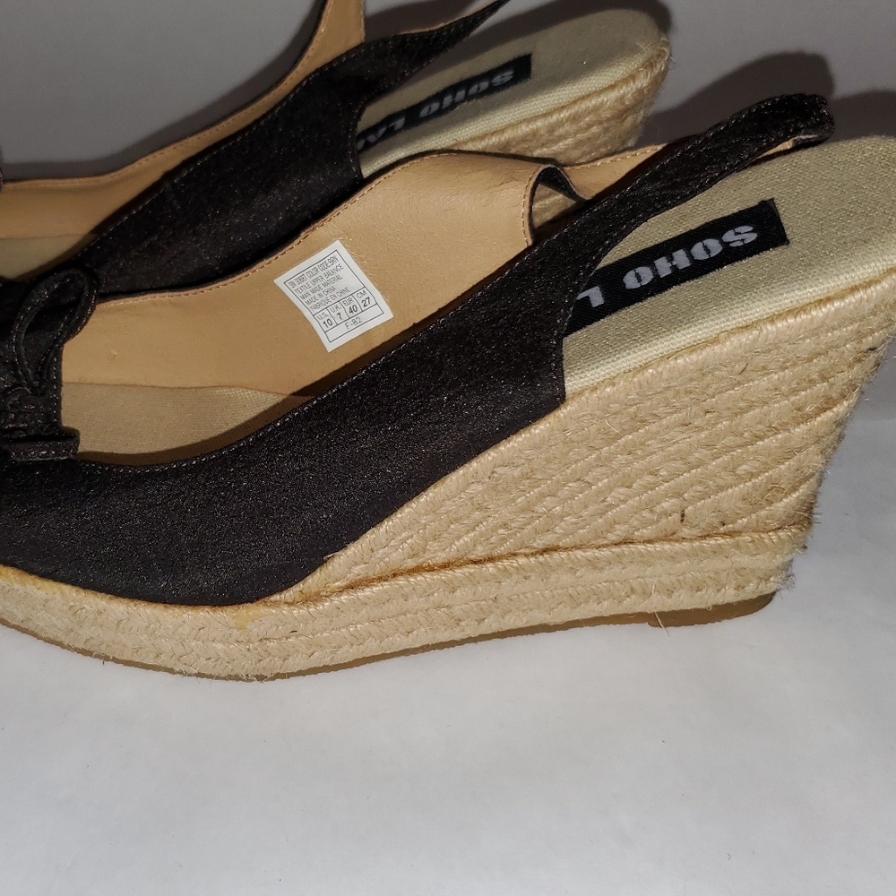 Soho Lab Wedge Sandals - Picture 2 of 5